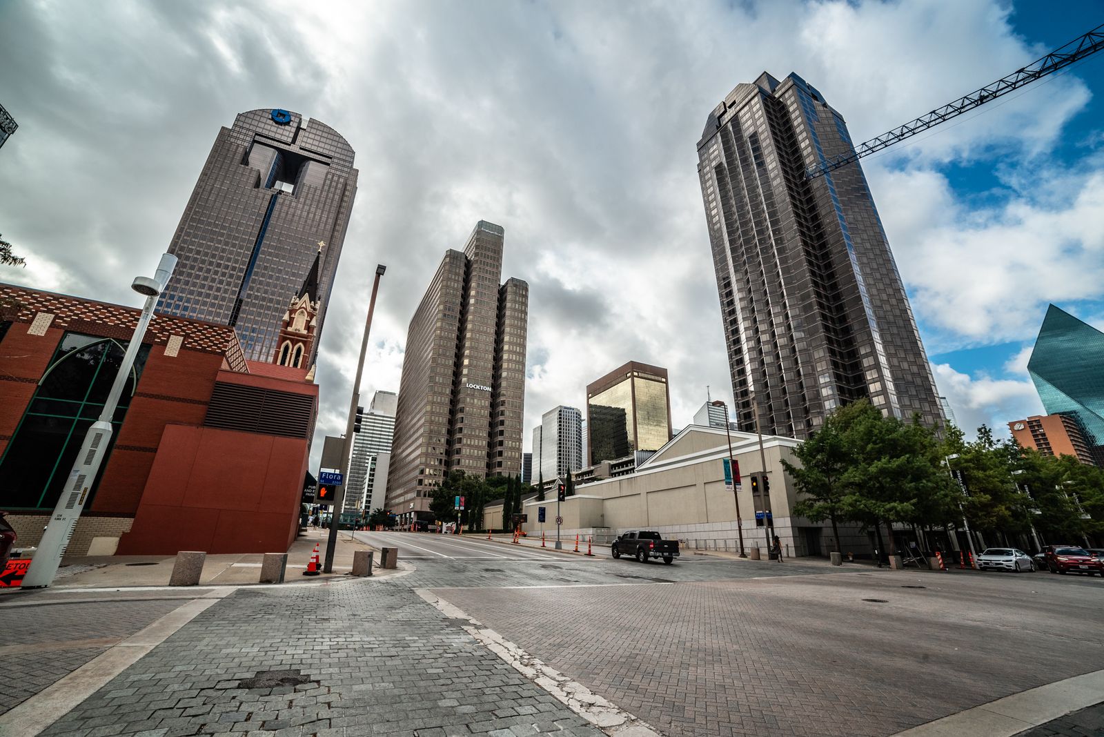 Roads and industry around Plano, Texas